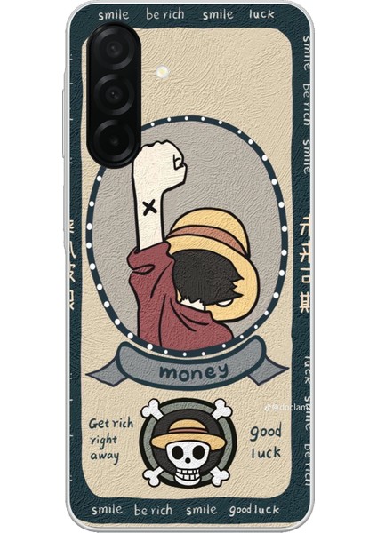 Samsung Galaxy A26 Uyumlu One Piece Dolar Baskılı Silikon Kılıf