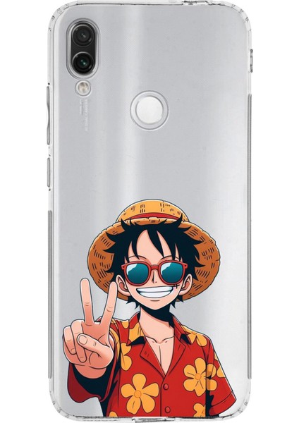 Redmi Note 7 Uyumlu Monkey D. Luffy Tasarımlı Baskılı Silikon Kılıf