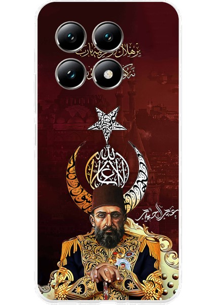 Xiaomi Mi 14T Pro Uyumlu Abdülhamid Han Baskılı Silikon Kılıf