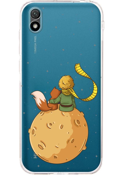 Huawei Y5 2019 - Honor 8s Uyumlu Küçük Prens Gezegen Boa Tasarımlı Baskılı Silikon Kılıf