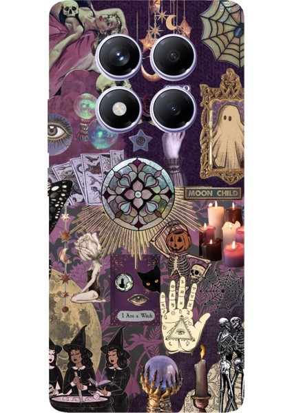 Redmi Note 14 Pro Plus 5g Uyumlu Hallowen Cadılar Astroloji Baskılı Silikon Kılıf