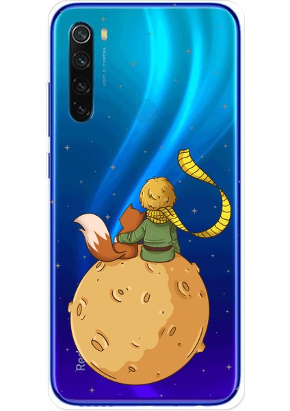 Redmi Note 8 Uyumlu Küçük Prens Gezegen Boa Tasarımlı Baskılı Silikon Kılıf