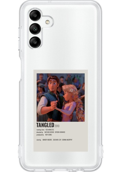 Samsung Galaxy A04S Uyumlu Rapunzel Tangled Tasarımlı Baskılı Silikon Kılıf