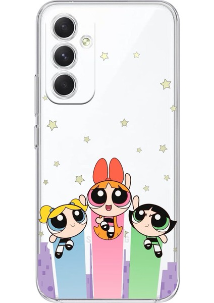 Samsung Galaxy A54 Uyumlu Powerpuff Girls Tasarımlı Baskılı Silikon Kılıf