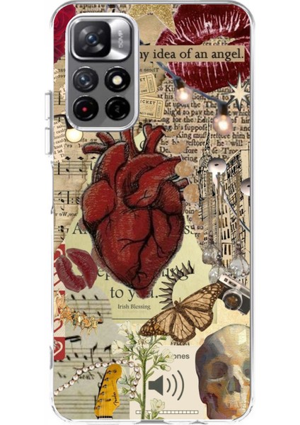 Redmi 10 Uyumlu Vampire Diaries Vintage Baskılı Silikon Kılıf