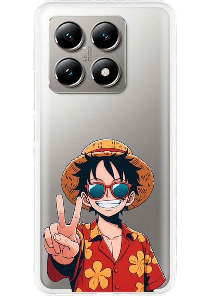 Xiaomi Mi 14T Uyumlu Monkey D. Luffy Tasarımlı Baskılı Silikon Kılıf