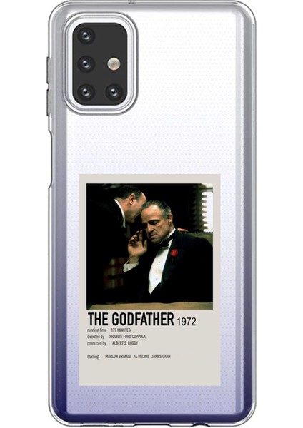 Samsung Galaxy M31S Uyumlu The Godfather Baba Poster Tasarımlı Baskılı Silikon Kılıf