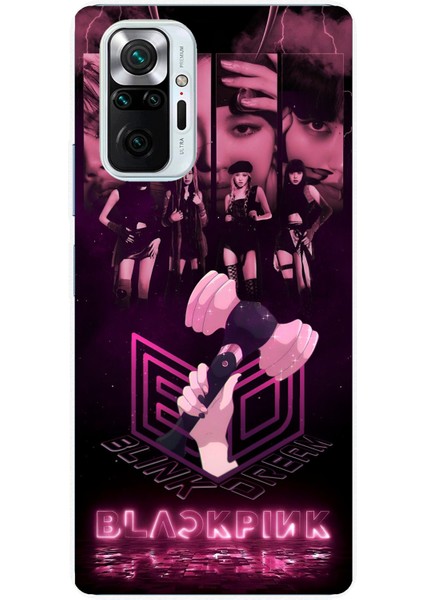 Redmi Note 10 Pro Uyumlu Blackpink Poster Baskılı Silikon Kılıf