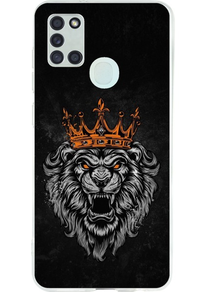 Samsung Galaxy A21S Uyumlu Kurt Ruhu Baskılı Silikon Kılıf