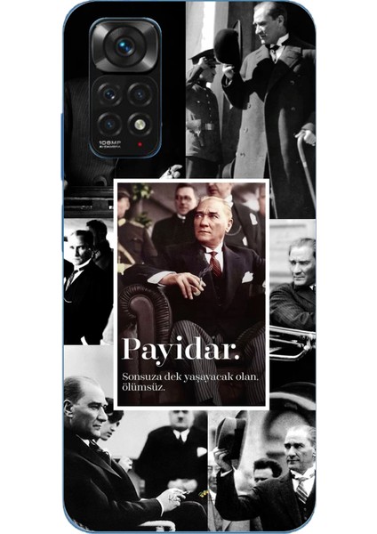 Redmi Note 11 - 11S Uyumlu Atatürk Payidar Baskılı Silikon Kılıf