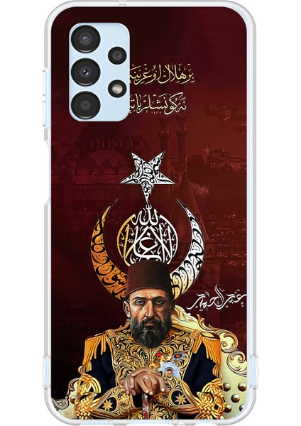 Samsung Galaxy A13 Uyumlu Abdülhamid Han Baskılı Silikon Kılıf