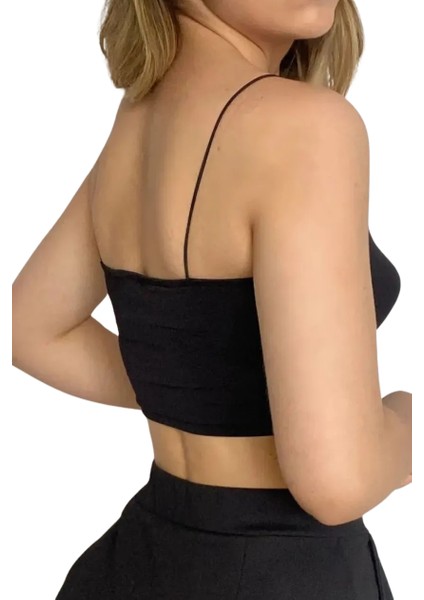 Askılı Crop Bluz-Si̇yah modelleri