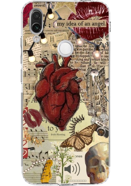 Redmi Note 7 Uyumlu Vampire Diaries Vintage Baskılı Silikon Kılıf