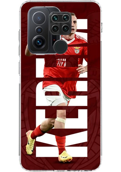 Redmi Note 9 Uyumlu Kerem Aktürkoğlu Benfica Baskılı Silikon Kılıf