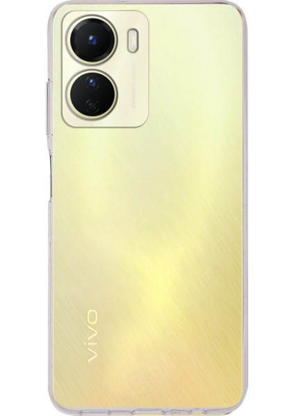 Vivo Y16 Uyumlu Şeffaf Silikon Kılıf