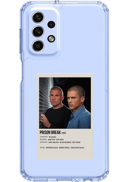 Samsung Galaxy A33 Uyumlu Prison Break Tasarımlı Baskılı Silikon Kılıf