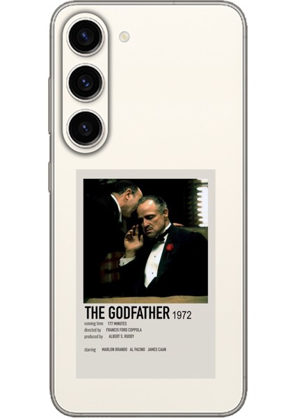 Samsung Galaxy S23 Uyumlu The Godfather Baba Poster Tasarımlı Baskılı Silikon Kılıf