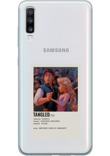 Samsung Galaxy A30S - A50 Uyumlu Rapunzel Tangled Tasarımlı Baskılı Silikon Kılıf