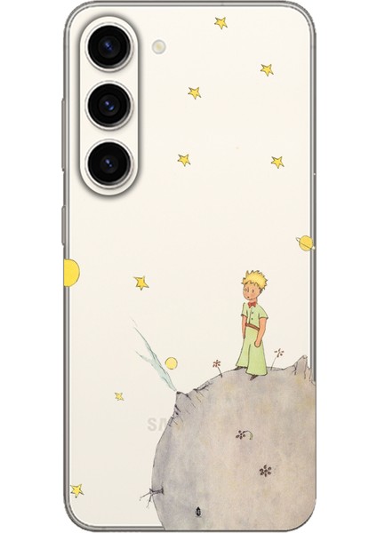 Samsung Galaxy S23 Uyumlu Küçük Prens Tasarımlı Baskılı Silikon Kılıf