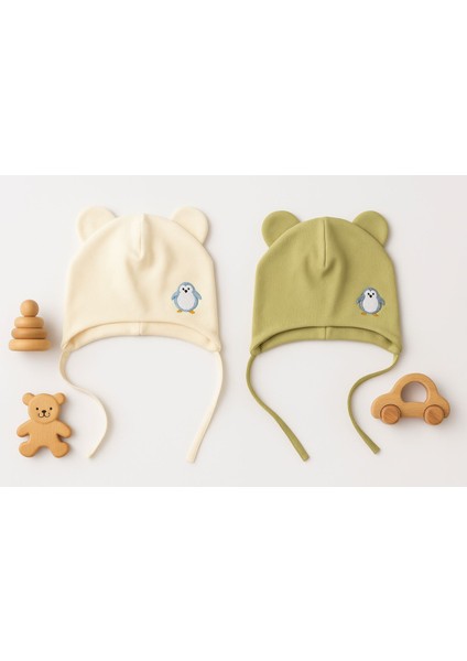 %100 Pamuk 2'li Bebek Bere