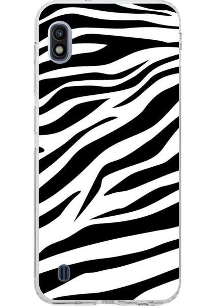 Samsung Galaxy J8 - A6 Plus Uyumlu Zebra Tasarımlı Baskılı Silikon Kılıf