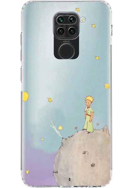 Redmi Note 9 Uyumlu Küçük Prens Tasarımlı Baskılı Silikon Kılıf