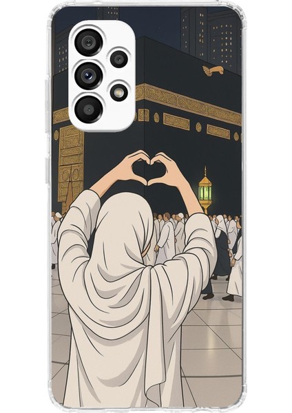 Samsung Galaxy A23 Uyumlu Kabe Aşkı Baskılı Silikon Kılıf