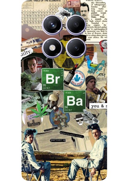 Redmi Note 14 Pro Plus 5g Uyumlu Breaking Bad Kolaj Baskılı Silikon Kılıf