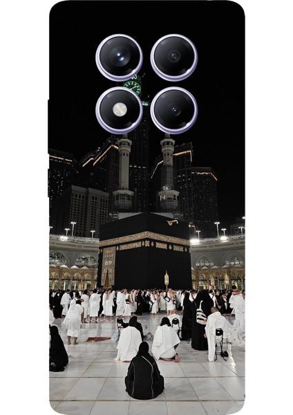 Redmi Note 14 Pro Plus 5g Uyumlu Kabe Umre Baskılı Silikon Kılıf