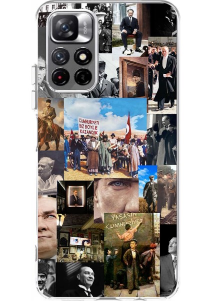 Redmi 10 Uyumlu Atatürk Cumhuriyet Baskılı Silikon Kılıf
