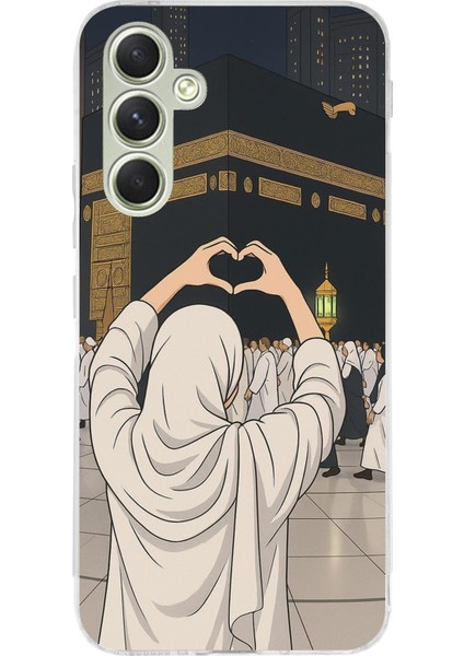 Samsung Galaxy A15 Uyumlu Kabe Aşkı Baskılı Silikon Kılıf