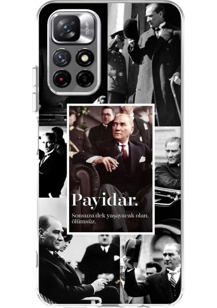 Redmi 10 Uyumlu Atatürk Payidar Baskılı Silikon Kılıf