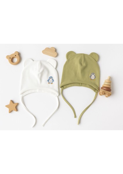 %100 Pamuk 2'li Bebek Bere