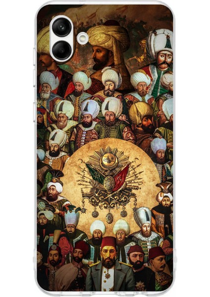 Samsung Galaxy A06 Uyumlu Osmanlı Padişahları Baskılı Silikon Kılıf