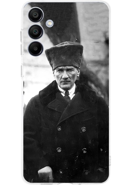 Samsung Galaxy A16 Uyumlu Mustafa Kemal Atatürk Portre Baskılı Silikon Kılıf
