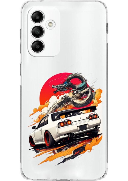 Samsung Galaxy A05S Uyumlu Gtr Güneş Ejderha Tasarımlı Baskılı Silikon Kılıf