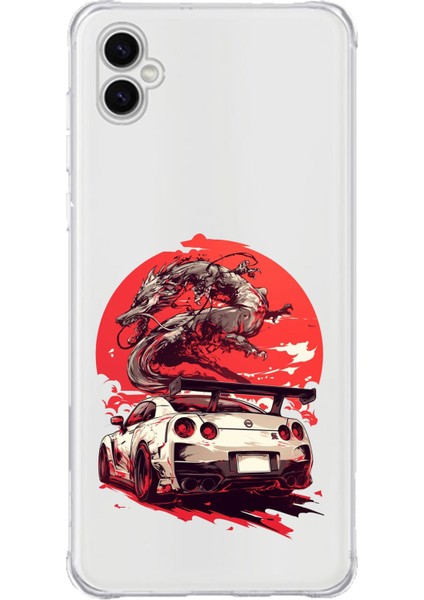 Samsung Galaxy A04 Uyumlu Gtr Ejderha Tasarımlı Baskılı Silikon Kılıf