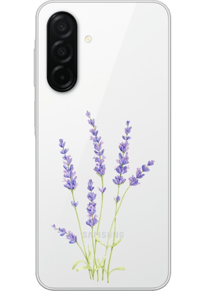 Samsung Galaxy A26 Uyumlu Lavanta Çiçek Tasarımlı Baskılı Silikon Kılıf