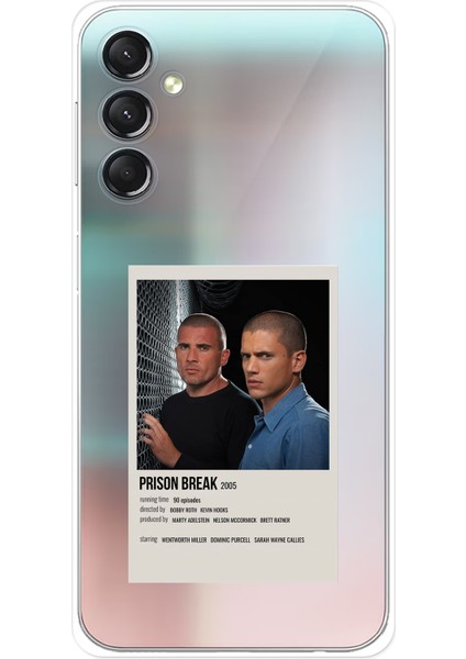Samsung Galaxy A24 Uyumlu Prison Break Tasarımlı Baskılı Silikon Kılıf