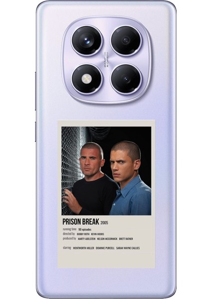 Redmi Note 14 Pro Plus 5g Uyumlu Prison Break Tasarımlı Baskılı Silikon Kılıf