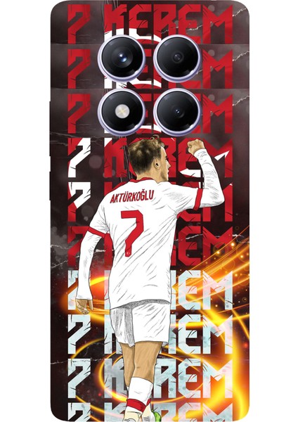 Redmi Note 14 Pro Plus 5g Uyumlu Kerem Aktürkoğlu Sevinç Baskılı Silikon Kılıf