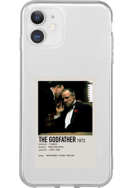 iPhone 11 Uyumlu The Godfather Baba Poster Tasarımlı Baskılı Silikon Kılıf