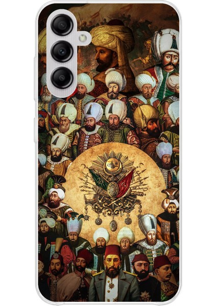 Samsung Galaxy A14 Uyumlu Osmanlı Padişahları Baskılı Silikon Kılıf