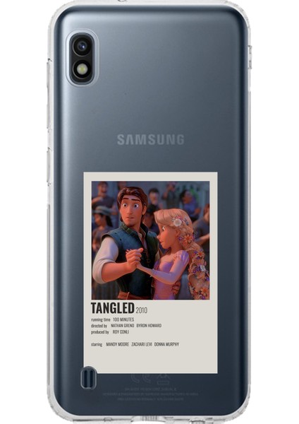 Samsung Galaxy J8 - A6 Plus Uyumlu Rapunzel Tangled Tasarımlı Baskılı Silikon Kılıf