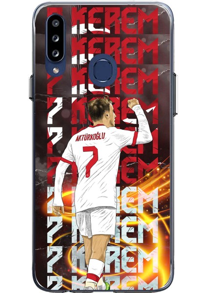 Samsung Galaxy A20S Uyumlu Kerem Aktürkoğlu Sevinç Baskılı Silikon Kılıf