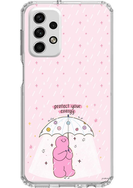 Samsung Galaxy A73 Uyumlu Protect Your Energy Tasarımlı Baskılı Silikon Kılıf