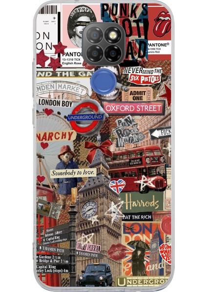 General Mobile Gm 20 Uyumlu Londra Baskılı Silikon Kılıf