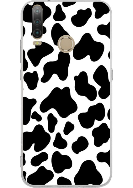 General Mobile Gm 10 Uyumlu Inek Desenli Tasarımlı Baskılı Silikon Kılıf