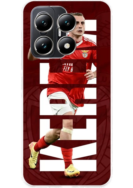 Xiaomi Mi 14T Uyumlu Kerem Aktürkoğlu Benfica Baskılı Silikon Kılıf