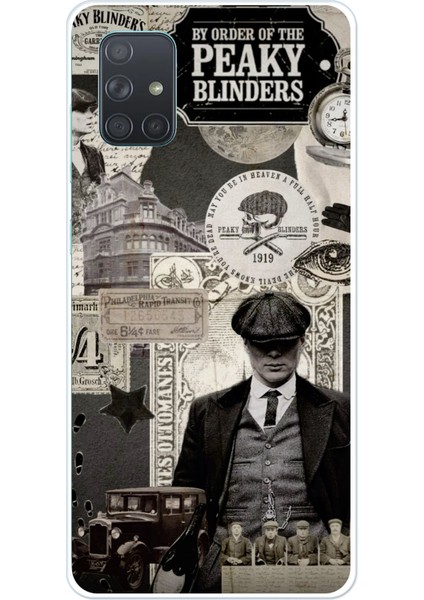 Samsung Galaxy A71 Uyumlu Peaky Blinders Baskılı Silikon Kılıf